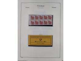 ZUSAMMENDRUCKE: 1913/68, anfangs meist ungebrauchte und gestempelte, später postfrische Sammlung Zusammendrucke ab Germania u