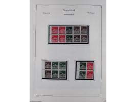 ZUSAMMENDRUCKE: 1913/68, anfangs meist ungebrauchte und gestempelte, später postfrische Sammlung Zusammendrucke ab Germania u