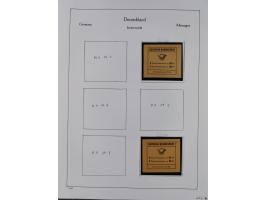 ZUSAMMENDRUCKE: 1913/68, anfangs meist ungebrauchte und gestempelte, später postfrische Sammlung Zusammendrucke ab Germania u