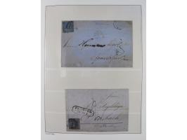 Baden bis Württemberg, reichhaltige 3-bändige Sammlung, ungebraucht und gestempelt sowie mit zahlreichen Briefen. Dabei u.a. 