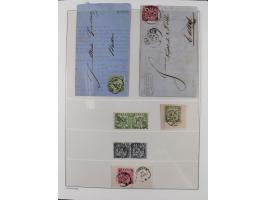 Baden bis Württemberg, reichhaltige 3-bändige Sammlung, ungebraucht und gestempelt sowie mit zahlreichen Briefen. Dabei u.a. 