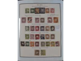 Baden bis Württemberg, reichhaltige 3-bändige Sammlung, ungebraucht und gestempelt sowie mit zahlreichen Briefen. Dabei u.a. 