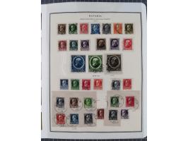 Baden bis Württemberg, reichhaltige 3-bändige Sammlung, ungebraucht und gestempelt sowie mit zahlreichen Briefen. Dabei u.a. 