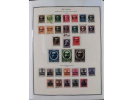 Baden bis Württemberg, reichhaltige 3-bändige Sammlung, ungebraucht und gestempelt sowie mit zahlreichen Briefen. Dabei u.a. 