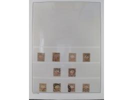 Baden bis Württemberg, reichhaltige 3-bändige Sammlung, ungebraucht und gestempelt sowie mit zahlreichen Briefen. Dabei u.a. 