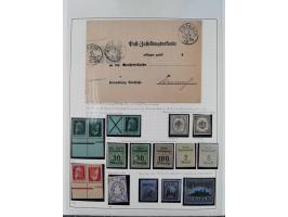 Baden bis Württemberg, reichhaltige 3-bändige Sammlung, ungebraucht und gestempelt sowie mit zahlreichen Briefen. Dabei u.a. 