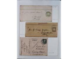 Baden bis Württemberg, reichhaltige 3-bändige Sammlung, ungebraucht und gestempelt sowie mit zahlreichen Briefen. Dabei u.a. 