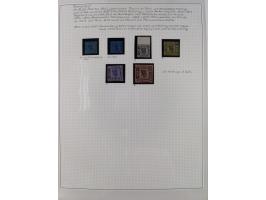 Baden bis Württemberg, reichhaltige 3-bändige Sammlung, ungebraucht und gestempelt sowie mit zahlreichen Briefen. Dabei u.a. 