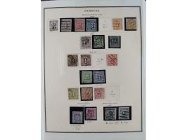 Baden bis Württemberg, reichhaltige 3-bändige Sammlung, ungebraucht und gestempelt sowie mit zahlreichen Briefen. Dabei u.a. 