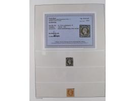 Baden bis Württemberg, reichhaltige 3-bändige Sammlung, ungebraucht und gestempelt sowie mit zahlreichen Briefen. Dabei u.a. 