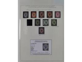 Baden bis Württemberg, reichhaltige 3-bändige Sammlung, ungebraucht und gestempelt sowie mit zahlreichen Briefen. Dabei u.a. 