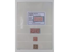 Baden bis Württemberg, reichhaltige 3-bändige Sammlung, ungebraucht und gestempelt sowie mit zahlreichen Briefen. Dabei u.a. 