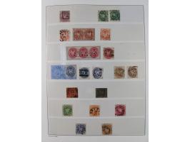 Baden bis Württemberg, reichhaltige 3-bändige Sammlung, ungebraucht und gestempelt sowie mit zahlreichen Briefen. Dabei u.a. 