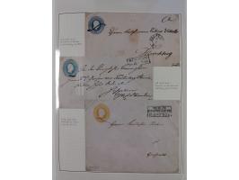 Baden bis Württemberg, reichhaltige 3-bändige Sammlung, ungebraucht und gestempelt sowie mit zahlreichen Briefen. Dabei u.a. 