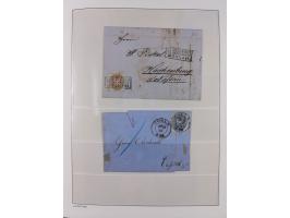 Baden bis Württemberg, reichhaltige 3-bändige Sammlung, ungebraucht und gestempelt sowie mit zahlreichen Briefen. Dabei u.a. 