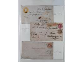 Baden bis Württemberg, reichhaltige 3-bändige Sammlung, ungebraucht und gestempelt sowie mit zahlreichen Briefen. Dabei u.a. 