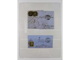 Baden bis Württemberg, reichhaltige 3-bändige Sammlung, ungebraucht und gestempelt sowie mit zahlreichen Briefen. Dabei u.a. 