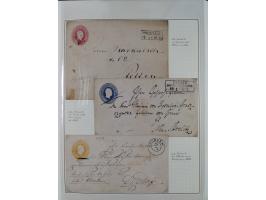 Baden bis Württemberg, reichhaltige 3-bändige Sammlung, ungebraucht und gestempelt sowie mit zahlreichen Briefen. Dabei u.a. 