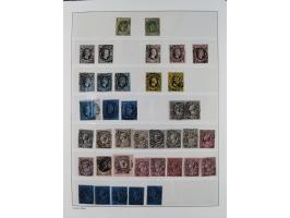 Baden bis Württemberg, reichhaltige 3-bändige Sammlung, ungebraucht und gestempelt sowie mit zahlreichen Briefen. Dabei u.a. 