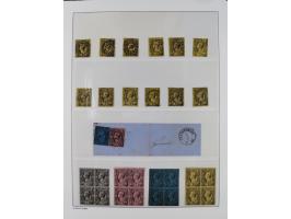 Baden bis Württemberg, reichhaltige 3-bändige Sammlung, ungebraucht und gestempelt sowie mit zahlreichen Briefen. Dabei u.a. 