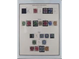 Baden bis Württemberg, reichhaltige 3-bändige Sammlung, ungebraucht und gestempelt sowie mit zahlreichen Briefen. Dabei u.a. 