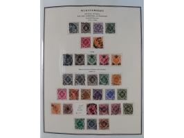 Baden bis Württemberg, reichhaltige 3-bändige Sammlung, ungebraucht und gestempelt sowie mit zahlreichen Briefen. Dabei u.a. 