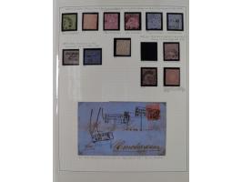 Baden bis Württemberg, reichhaltige 3-bändige Sammlung, ungebraucht und gestempelt sowie mit zahlreichen Briefen. Dabei u.a. 