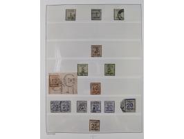 Baden bis Württemberg, reichhaltige 3-bändige Sammlung, ungebraucht und gestempelt sowie mit zahlreichen Briefen. Dabei u.a. 