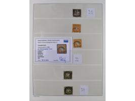 Baden bis Württemberg, reichhaltige 3-bändige Sammlung, ungebraucht und gestempelt sowie mit zahlreichen Briefen. Dabei u.a. 