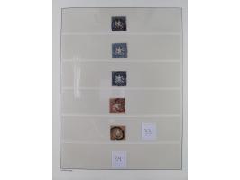 Baden bis Württemberg, reichhaltige 3-bändige Sammlung, ungebraucht und gestempelt sowie mit zahlreichen Briefen. Dabei u.a. 