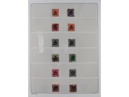 Baden bis Württemberg, reichhaltige 3-bändige Sammlung, ungebraucht und gestempelt sowie mit zahlreichen Briefen. Dabei u.a. 