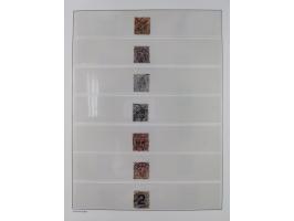 Baden bis Württemberg, reichhaltige 3-bändige Sammlung, ungebraucht und gestempelt sowie mit zahlreichen Briefen. Dabei u.a. 