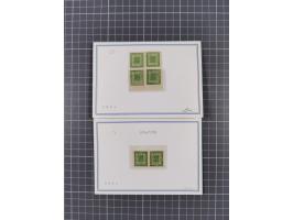 1890/1907 (ca.), unused and used small lot with a tete beche, 3 proof blocks, used postal stationery card, etc.