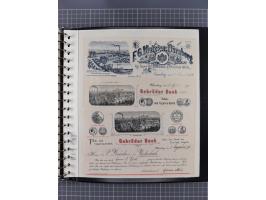 1569/1843 (ca.), aufgezogene Sammlung mit rund 150 Vorphila Briefen sowie einigen Dokumenten, Reisescheinen, etc., dabei blau