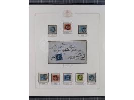 ABENSBERG bis ZWIESEL, 3-bändige Sammlung der geschlossenen Mühlradstempel mit weit über 600 Marken und Briefstücken und rund