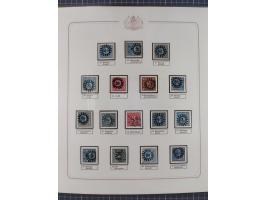 ABENSBERG bis ZWIESEL, 3-bändige Sammlung der geschlossenen Mühlradstempel mit weit über 600 Marken und Briefstücken und rund