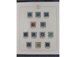 ABENSBERG bis ZWIESEL, 3-bändige Sammlung der geschlossenen Mühlradstempel mit weit über 600 Marken und Briefstücken und rund