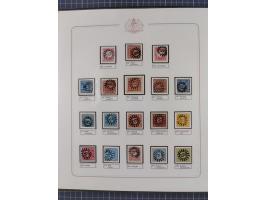 ABENSBERG bis ZWIESEL, 3-bändige Sammlung der geschlossenen Mühlradstempel mit weit über 600 Marken und Briefstücken und rund