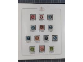 ABENSBERG bis ZWIESEL, 3-bändige Sammlung der geschlossenen Mühlradstempel mit weit über 600 Marken und Briefstücken und rund