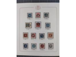 ABENSBERG bis ZWIESEL, 3-bändige Sammlung der geschlossenen Mühlradstempel mit weit über 600 Marken und Briefstücken und rund