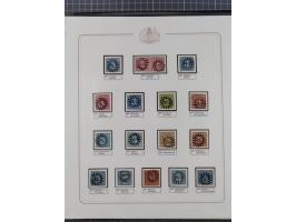 ABENSBERG bis ZWIESEL, 3-bändige Sammlung der geschlossenen Mühlradstempel mit weit über 600 Marken und Briefstücken und rund