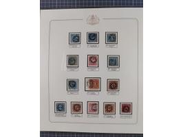 ABENSBERG bis ZWIESEL, 3-bändige Sammlung der geschlossenen Mühlradstempel mit weit über 600 Marken und Briefstücken und rund