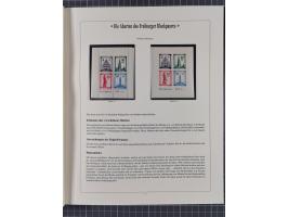 1949, postfrische Partie “Abarten des Freiburger Blockpaares”, dabei Blocks Mi.-Nr. 1A (12) und 1B (15) sowie ein gefälligkei