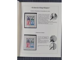 1949, postfrische Partie “Abarten des Freiburger Blockpaares”, dabei Blocks Mi.-Nr. 1A (12) und 1B (15) sowie ein gefälligkei