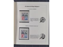 1949, postfrische Partie “Abarten des Freiburger Blockpaares”, dabei Blocks Mi.-Nr. 1A (12) und 1B (15) sowie ein gefälligkei