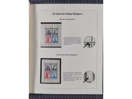 1949, postfrische Partie “Abarten des Freiburger Blockpaares”, dabei Blocks Mi.-Nr. 1A (12) und 1B (15) sowie ein gefälligkei