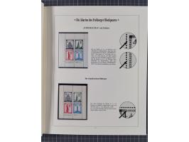 1949, postfrische Partie “Abarten des Freiburger Blockpaares”, dabei Blocks Mi.-Nr. 1A (12) und 1B (15) sowie ein gefälligkei