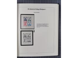 1949, postfrische Partie “Abarten des Freiburger Blockpaares”, dabei Blocks Mi.-Nr. 1A (12) und 1B (15) sowie ein gefälligkei