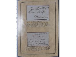 1762/1870 (ca.), DER GRENZÜBERGANG FORBACH/SAARBRÜCKEN, Ausstellungssammlung mit rund 230 Belegen, dabei Briefe aus bzw. nach