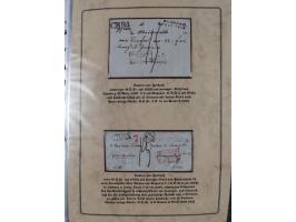 1762/1870 (ca.), DER GRENZÜBERGANG FORBACH/SAARBRÜCKEN, Ausstellungssammlung mit rund 230 Belegen, dabei Briefe aus bzw. nach